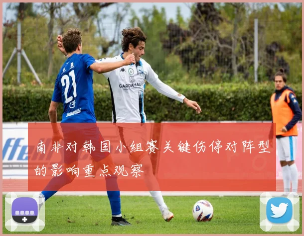 南非对韩国小组赛关键伤停对阵型的影响重点观察