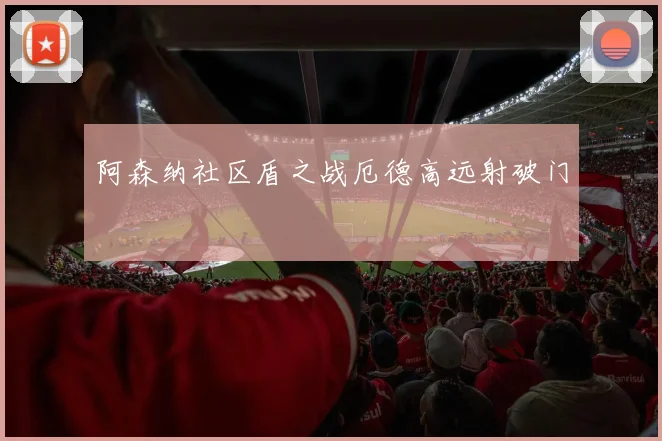阿森纳社区盾之战厄德高远射破门